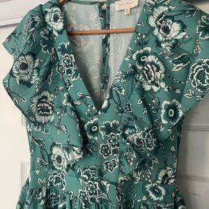 Green Floral Dress